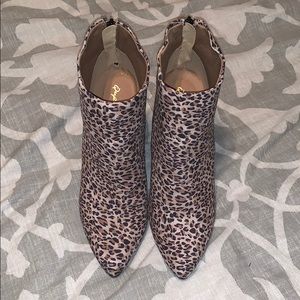 Leopard booties